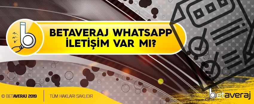 Betaveraj Whatsapp İletişim Var Mı?